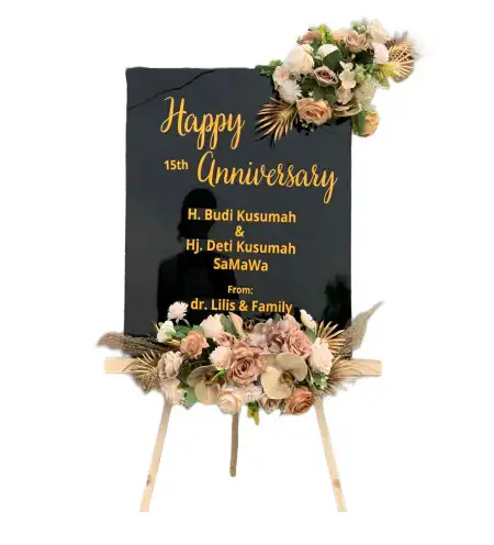 Papan Bunga Akrilik Bunga Tanjung